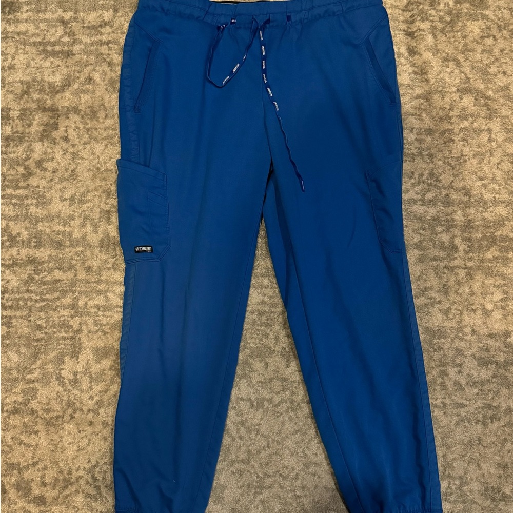 Grey's Anatomy Women’s Cargo Jogger Pants - Royal Blue